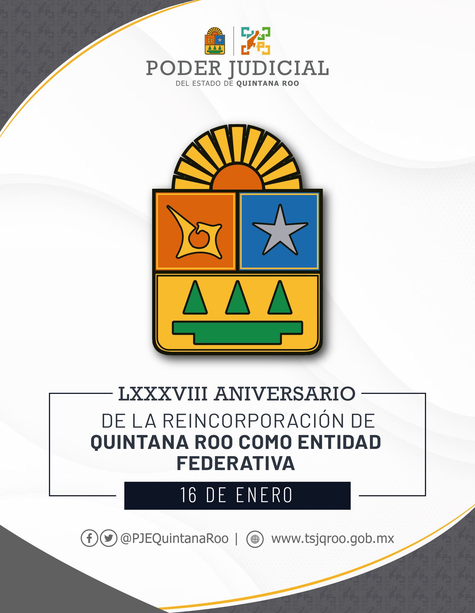 16 DE ENERO LXXXVIII ANIVERSARIO DE LA REINCORPORACIÓN DE QUINTANA