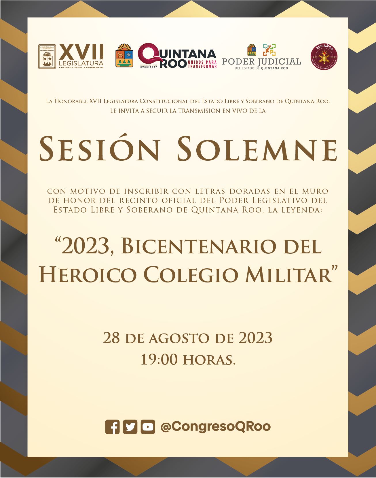2023 Bicentenario Del Heroico Colegio Militar Código Rojo 0034