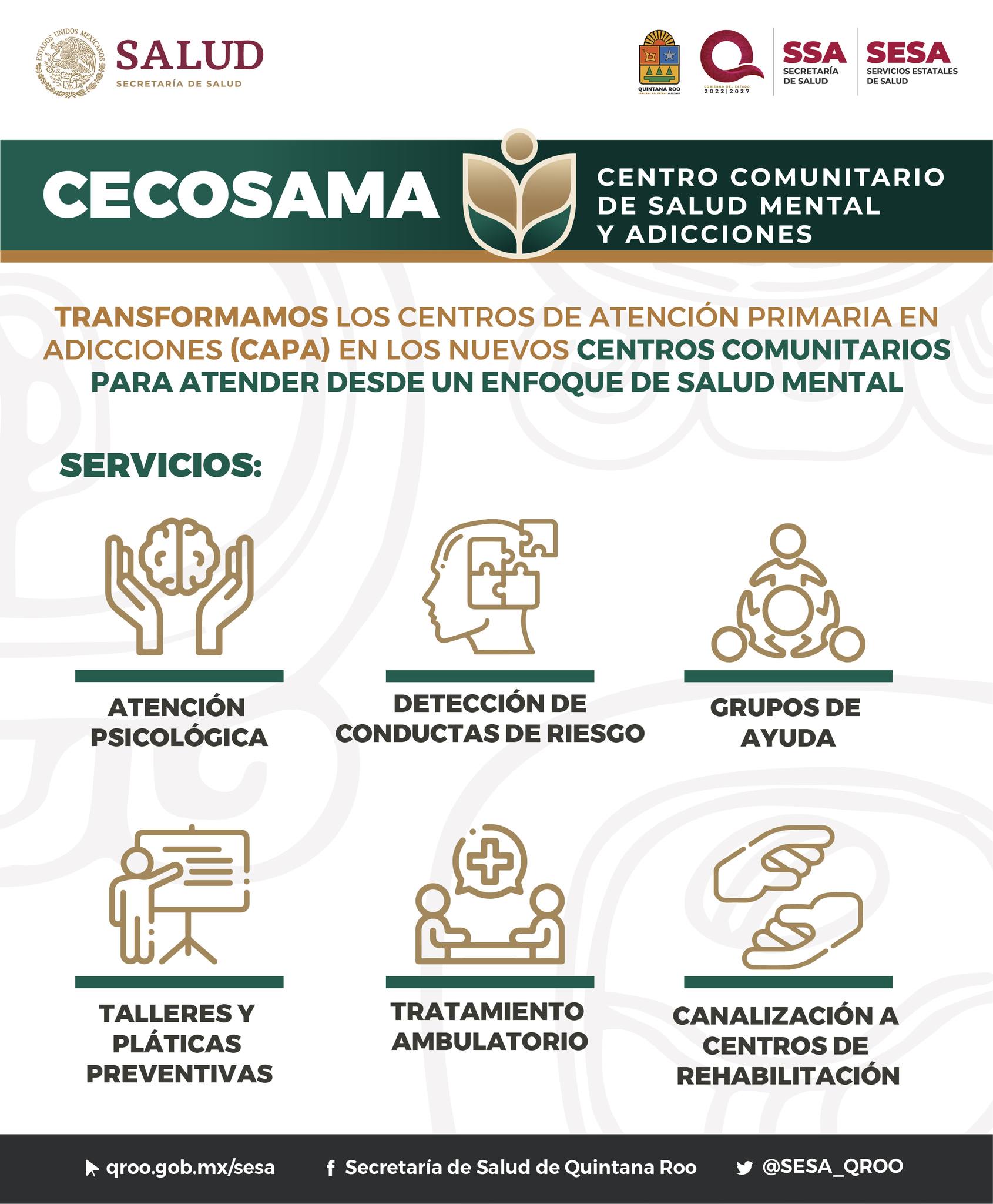 Los Centros Comunitarios De Salud Mental Y Adicciones Ofrecen Atención Psicológica Y 6044