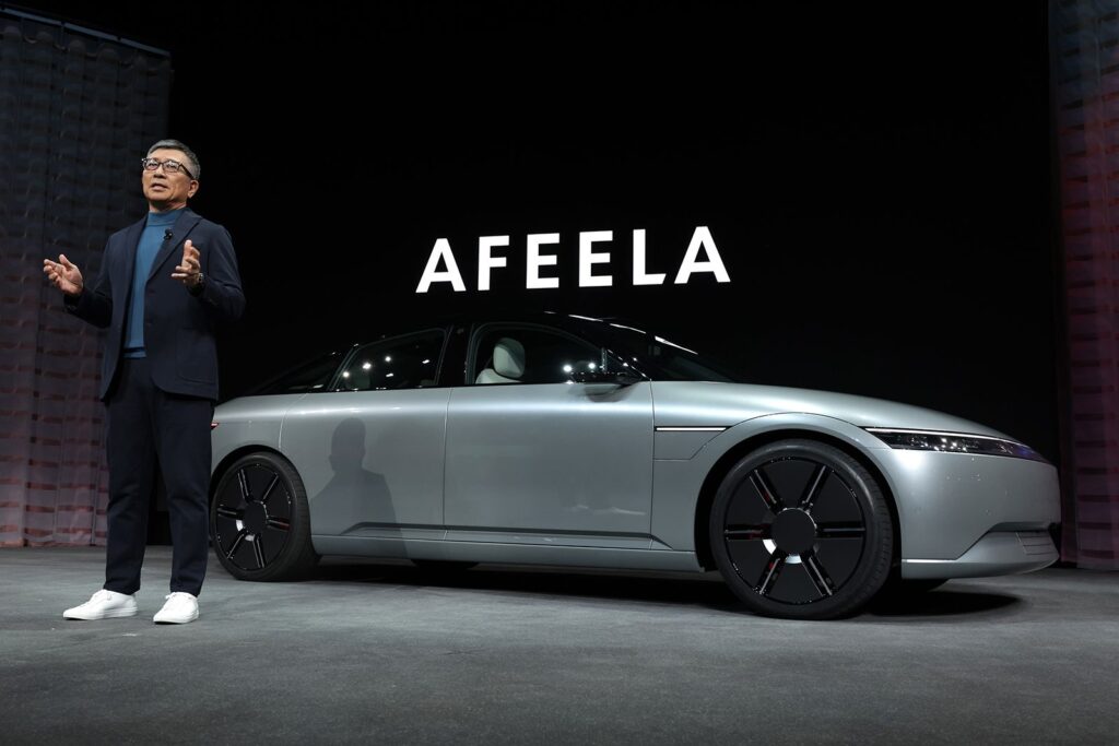 Sony y Honda presentan Afeela, la marca de autos eléctricos que competirán con Tesla